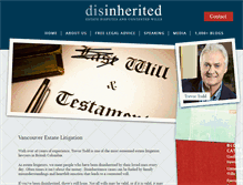 Tablet Screenshot of disinherited.com